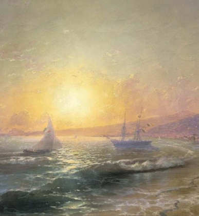 Iwan Konstantynowicz Ajwazowski (1817–1900), „Zatoka morska”, 1896, olej na płótnie, nr inwentarzowy: 7423, Zamek Królewski na Wawelu