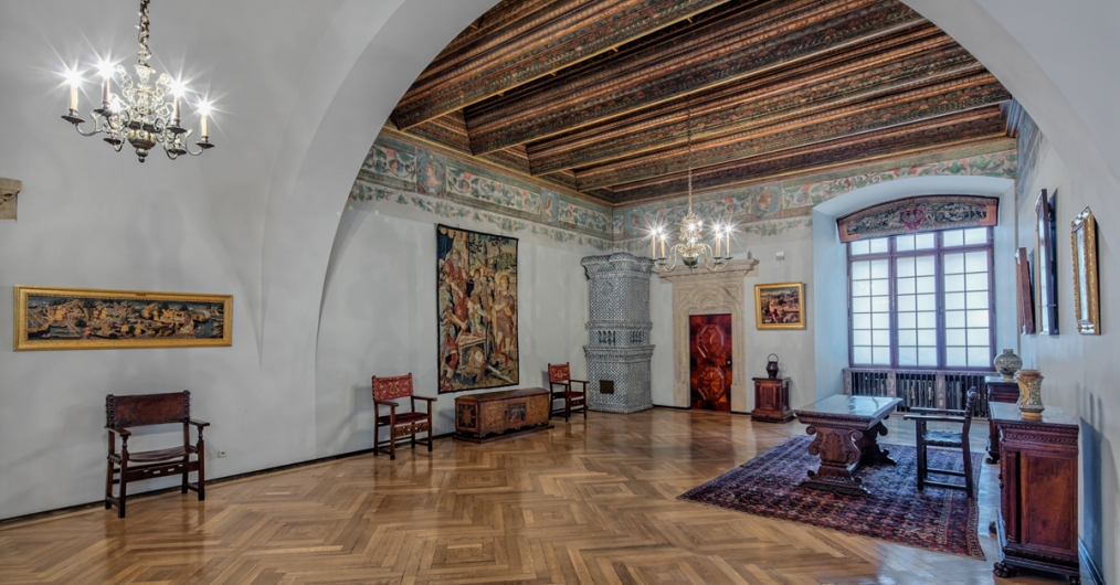 komnata na I piętrze Zamku Królewskiego na Wawelu
