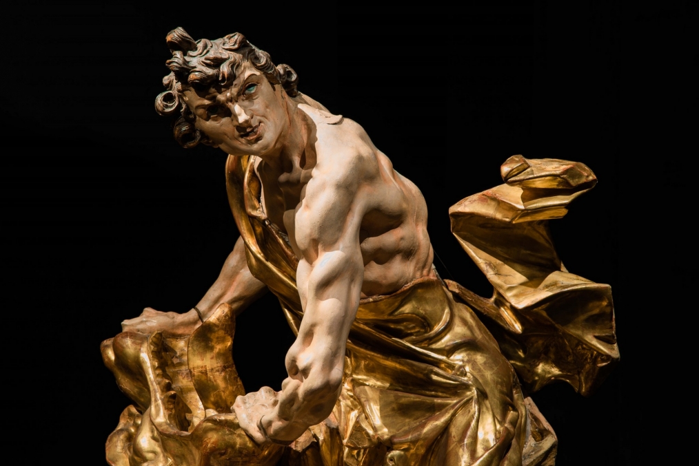 rzeźba Samsona rozdzierającego paszczę lwu