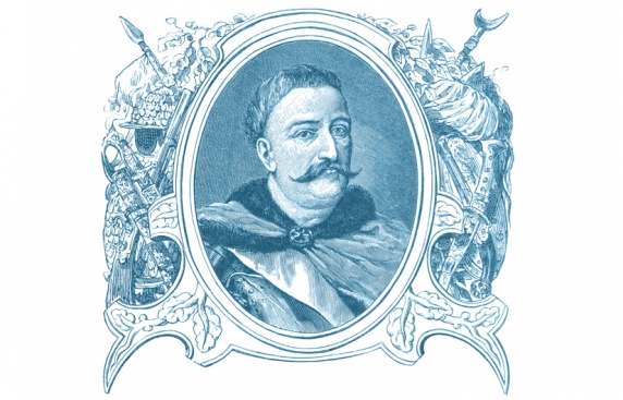 portret króla Jana III Sobieskiego, grafika