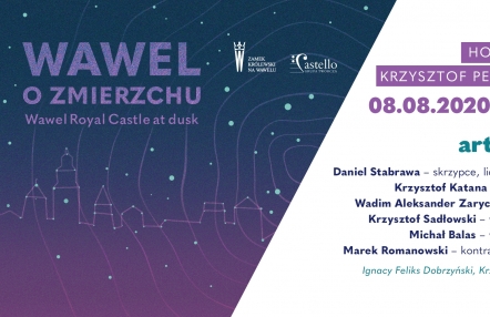 infografika wydarzenia Wawel o zmierzchu