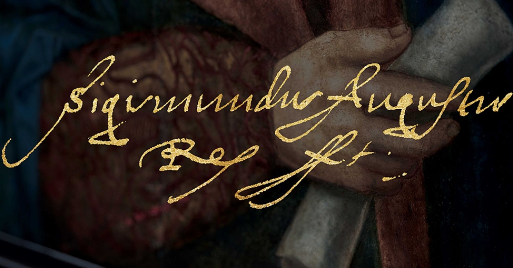 złoty podpis króla Zygmunta Augusta