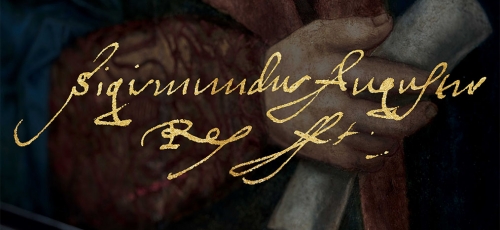 złoty podpis króla Zygmunta Augusta