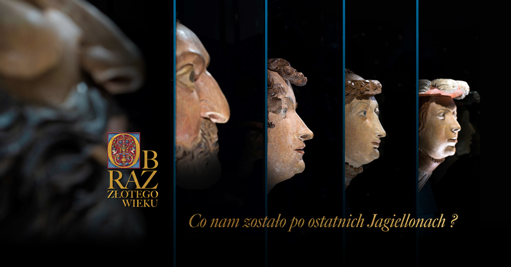 fragment głów wawelskich widzianych z profilu