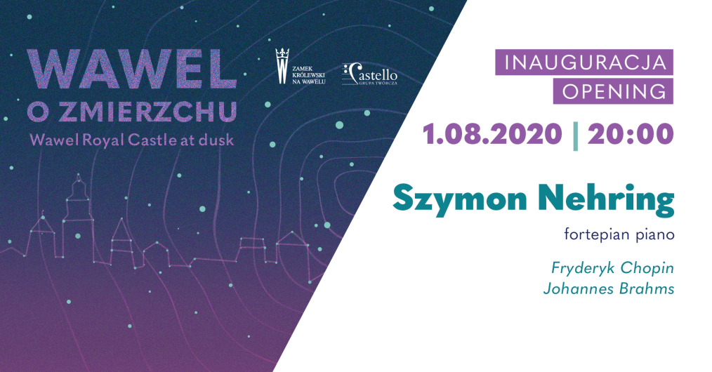 infografika wydarzenia Wawel o zmierzchu