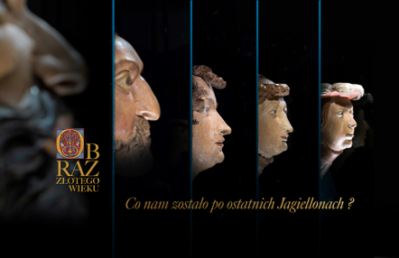 fragment głów wawelskich widzianych z profilu