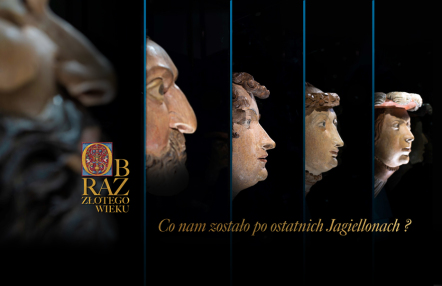 fragment głów wawelskich widzianych z profilu