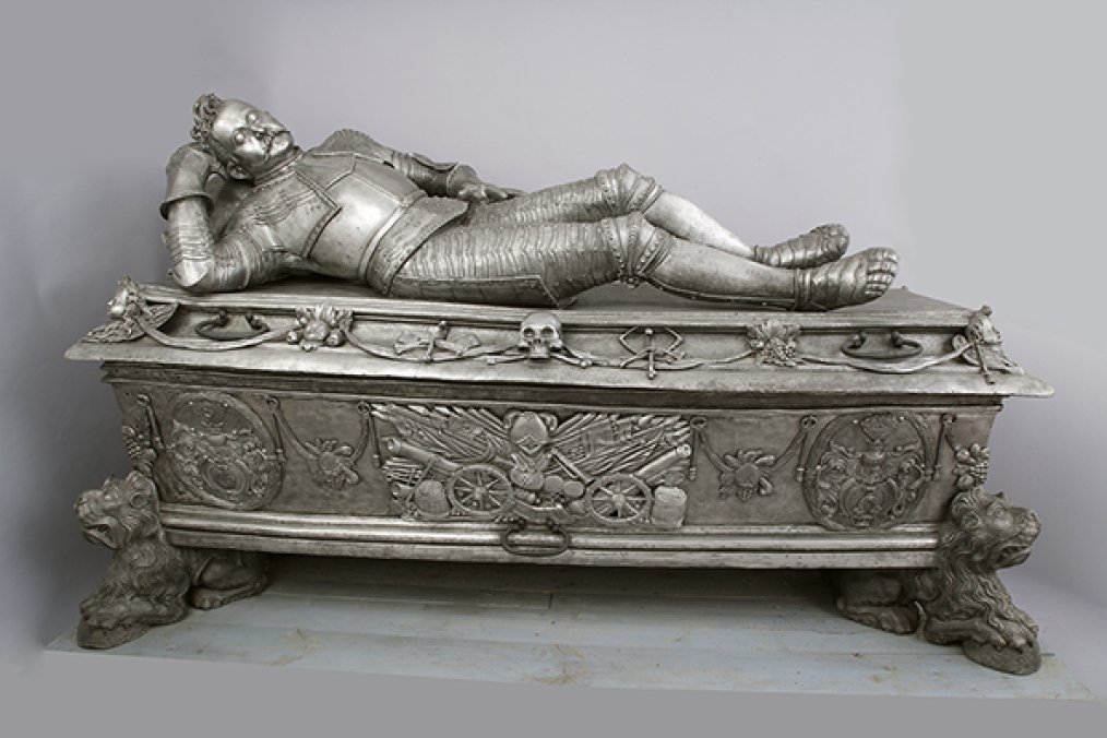 Sarkofag Mikołaja Sieniawskiego  (ok. 1596-1636),  model – Jan Pfister (1573-1642), odlewnia Franków, Lwów, ok. 1636