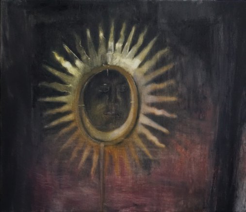 Łukasz Stokłosa, "August II Wettyn", 2022, olej na płótnie, 60x70 cm
