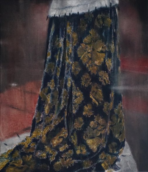 Łukasz Stokłosa, "August III Sas", 2023, olej na płótnie, 70x60 cm