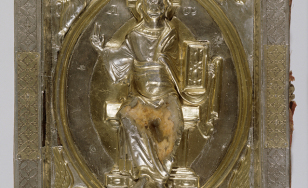 Binding of the Evangeliary - Wood, silver, parcel gilt