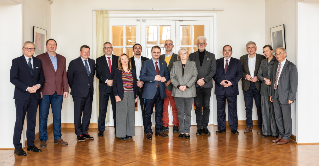 Obecni podczas posiedzenia przedstawiciele rady