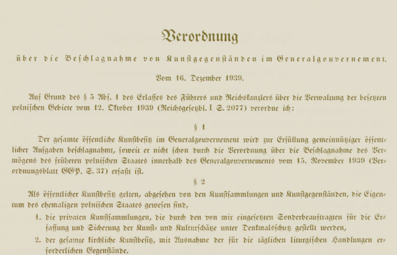 tekst w języku niemieckim na pożółkłej kartce