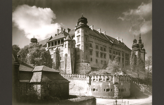 Album w oprawie w formie kasety obciągniętej na zewnątrz pluszem w kolorze jasnopopielatym.
